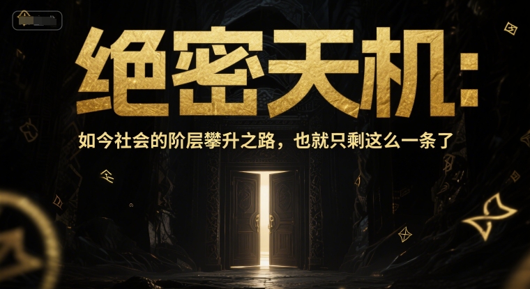 付费文章：绝密天机：如今社会的阶层攀升之路，也就只剩这么一条了 - HEIXMI（中国站）-HEIXMI（中国站）