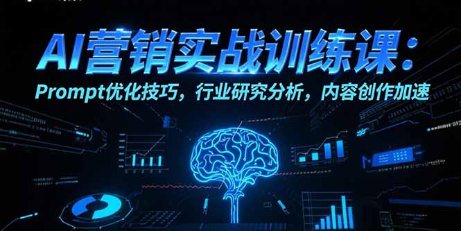AI营销实战训练课：Prompt优化技巧，行业研究分析，内容创作加速-HEIXMI（中国站）