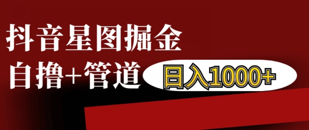 抖音星图掘金自撸，可以管道也可以自营，日入1k【揭秘】-HEIXMI（中国站）