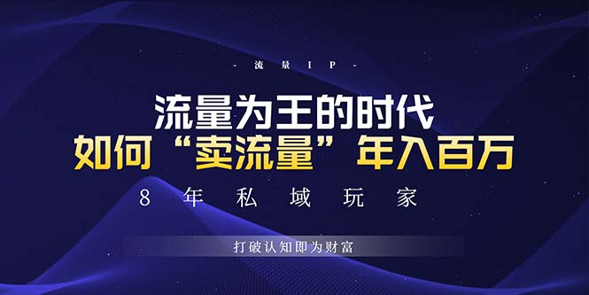 未来如何通过“卖流量”年入百万，跨越一切周期绝对蓝海项目-HEIXMI（中国站）