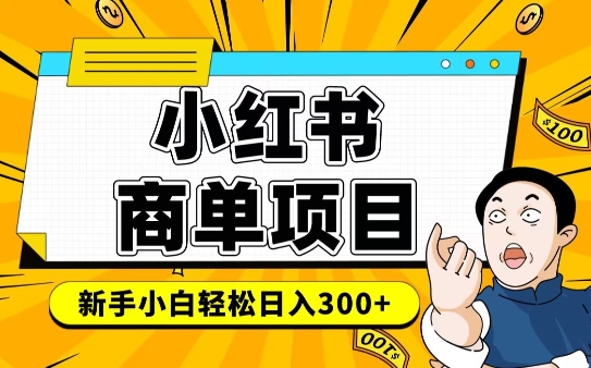 小红书千粉商单，稳定快速变现项目，实现月入6-8k并不是很难-HEIXMI（中国站）