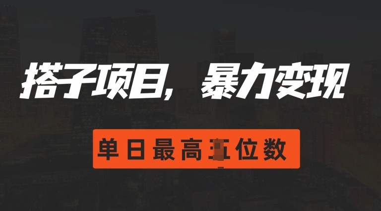 2024搭子玩法，0门槛，暴力变现，单日最高破四位数【揭秘】-HEIXMI（中国站）