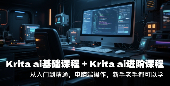 krita ai基础课程+Krita ai进阶课程，从入门到精通，电脑端操作，新手老手都可以学 - HEIXMI（中国站）-HEIXMI（中国站）