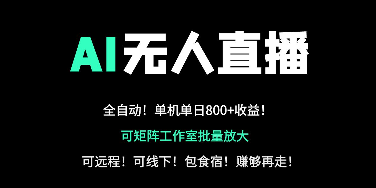 24小时自动带货！AI无人直播副业日赚800+，轻资产创业首选-HEIXMI（中国站）