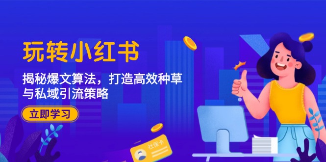 玩转小红书：揭秘爆文算法，打造高效种草与私域引流策略-HEIXMI（中国站）