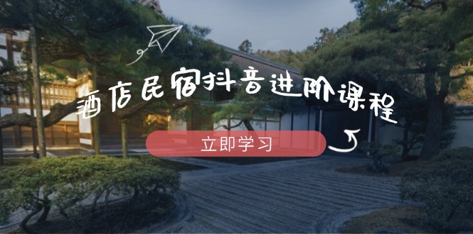 酒店民宿抖音进阶课程，掌握流量渠道与推流逻辑，打造爆款内容-HEIXMI（中国站）