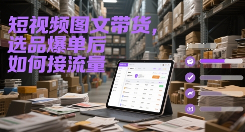 短视频图文带货，选品爆单后如何接流量 - HEIXMI（中国站）-HEIXMI（中国站）