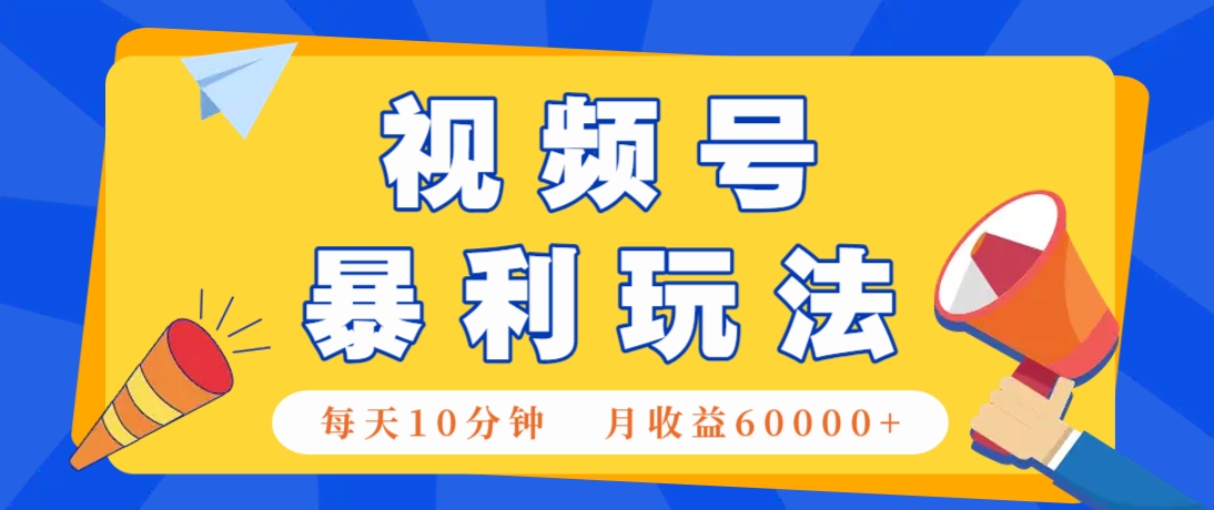 视频号AI赚钱法，每天只需10分钟，月入6万+！(超详细拆解)-HEIXMI（中国站）