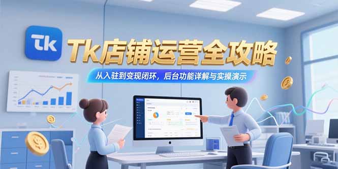Tk店铺运营全攻略，从入驻到变现闭环，后台功能详解与实操演示-HEIXMI（中国站）