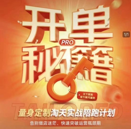 淘宝开单秘籍PRO，量身定制淘天实战陪跑计划，告别做店迷茫、快速突破运营瓶颈期(更新6月) - HEIXMI（中国站）-HEIXMI（中国站）