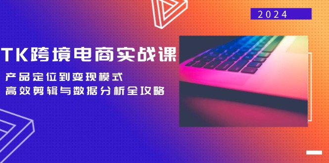TK跨境电商实战课：产品定位到变现模式，高效剪辑与数据分析全攻略-HEIXMI（中国站）
