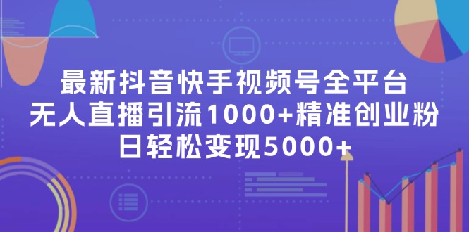 最新抖音快手视频号全平台无人直播引流1000+精准创业粉，日轻松变现5000+-HEIXMI（中国站）