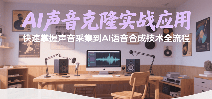 AI声音克隆实战应用，快速掌握声音采集到AI语音合成技术全流程-HEIXMI（中国站）