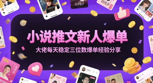 小说推文新人爆单大佬每天稳定三位数爆单经验分享 - HEIXMI（中国站）-HEIXMI（中国站）