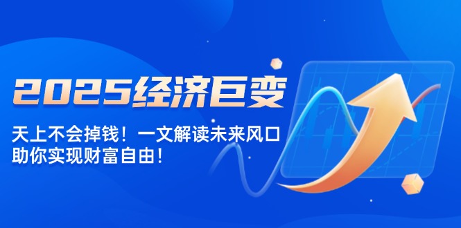 2025经济巨变，天上不会掉钱！一文解读未来风口，助你实现财富自由！-HEIXMI（中国站）