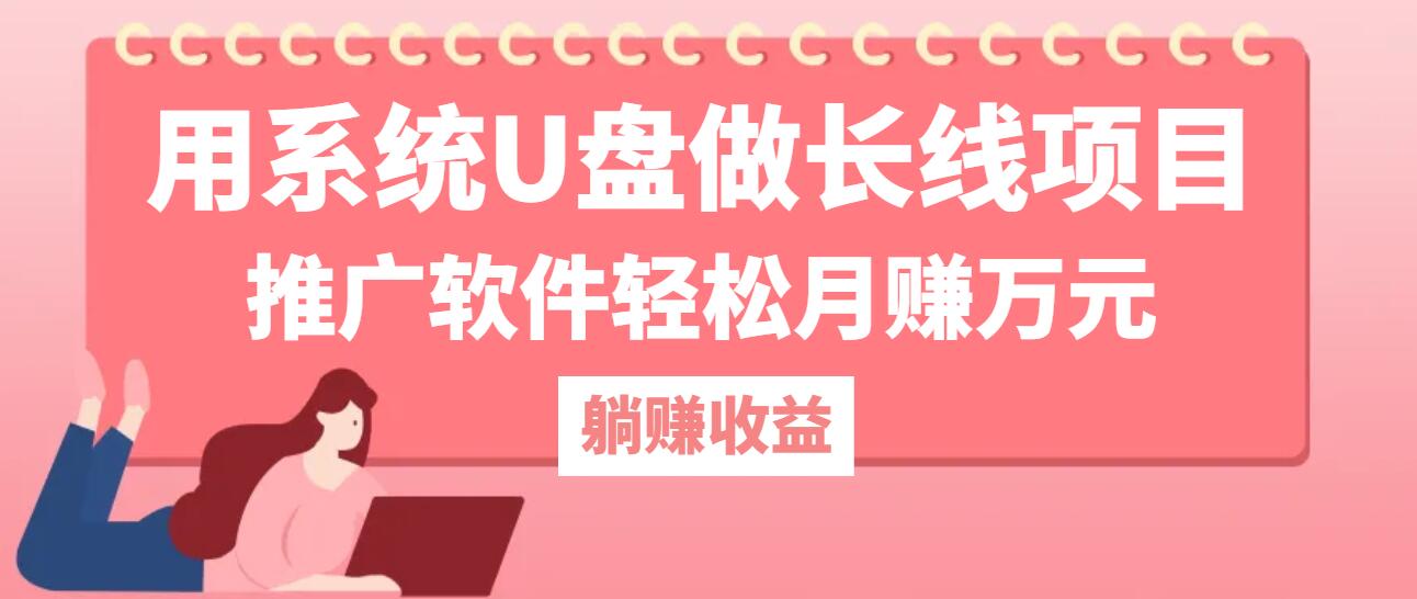 用系统U盘做长线项目，推广软件轻松月赚万元-HEIXMI（中国站）