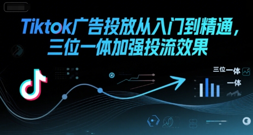 Tiktok广告投放从入门到精通，三位一体加强投流效果-HEIXMI（中国站）