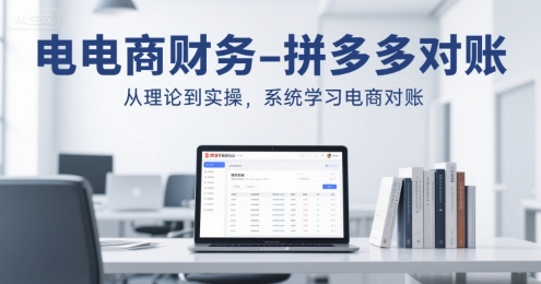电商财务-拼多多对账，从理论到实操，系统学习电商对账-HEIXMI（中国站）