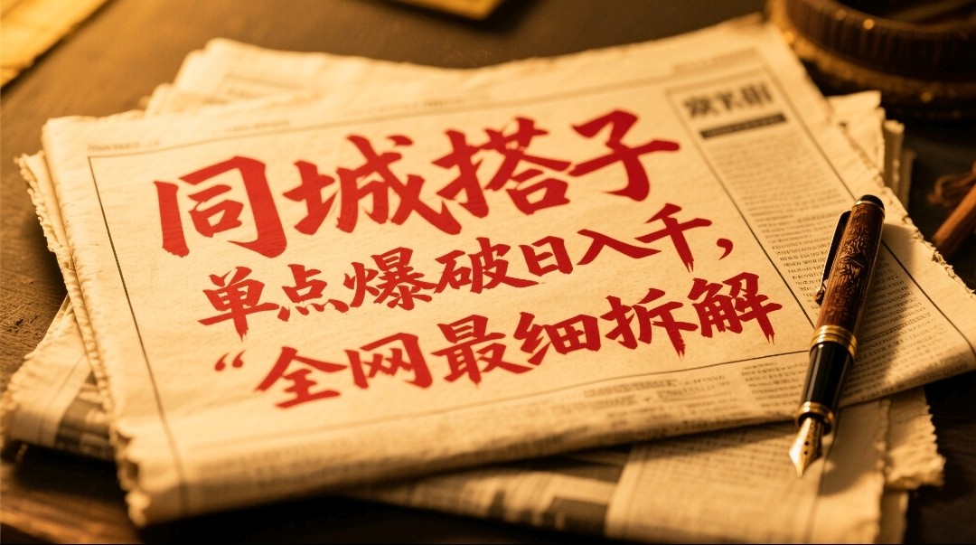 同城搭子群19.9单点爆破日入千，搭子组局月入万，全网最细拆解 - HEIXMI（中国站）-HEIXMI（中国站）