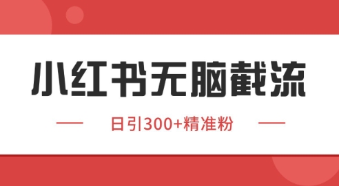 小红书截流同行客源，独家野路子获客玩法 日引200+暴力获客【揭秘】 - HEIXMI（中国站）-HEIXMI（中国站）