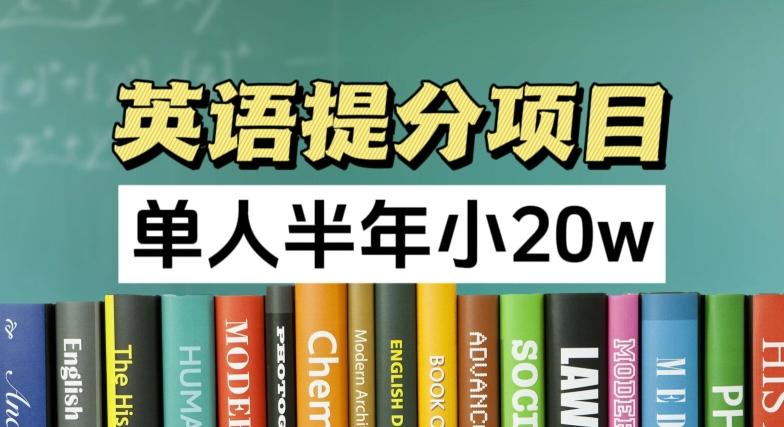 英语提分项目，100%正规项目，单人半年小 20w-HEIXMI（中国站）