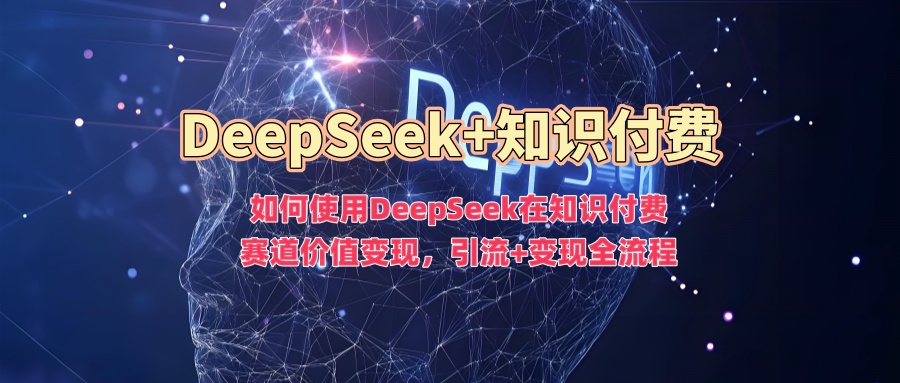 如何使用DeepSeek在知识付费赛道价值变现，引流+变现全流程-HEIXMI（中国站）