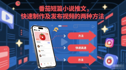 番茄短篇小说推文，快速制作及发布视频的两种方法 - HEIXMI（中国站）-HEIXMI（中国站）