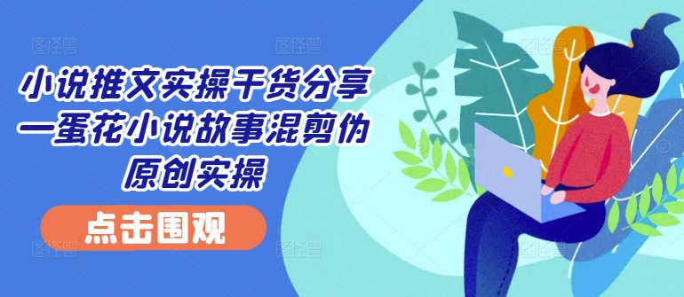 小说推文实操干货分享—蛋花小说故事混剪伪原创实操-HEIXMI（中国站）
