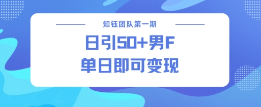 男粉引流新方法不违规，当日即可变现-HEIXMI（中国站）