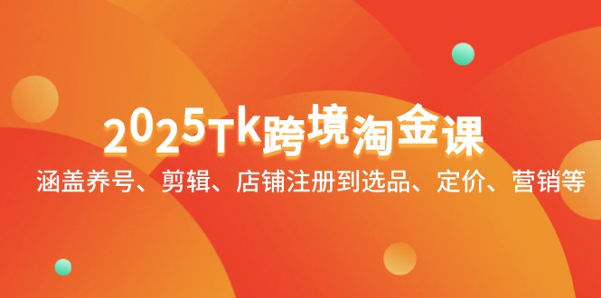2025Tk跨境淘金课：涵盖养号、剪辑、店铺注册到选品、定价、营销等 - HEIXMI（中国站）-HEIXMI（中国站）