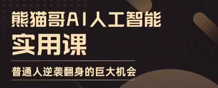 AI人工智能实用课，实在实用实战，普通人逆袭翻身的巨大机会-HEIXMI（中国站）