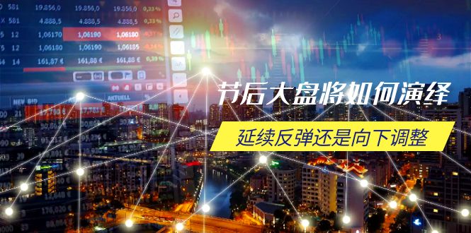 节后大盘将如何演绎，延续反弹还是向下调整，关键时间点和空间位待解-HEIXMI（中国站）