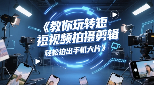 教你玩转短视频拍摄剪辑，轻松拍出手机大片 - HEIXMI（中国站）-HEIXMI（中国站）