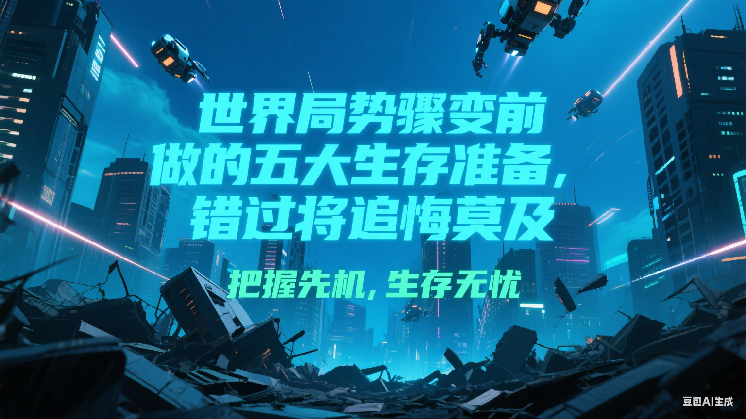 付费文章《世界局势骤变前必做的五大生存准备，错过将追悔莫及》-HEIXMI（中国站）