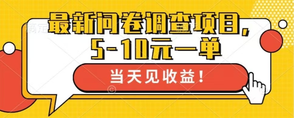 最新问卷调查项目，单日零撸100＋-HEIXMI（中国站）