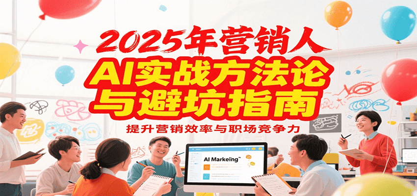 2025年营销实战方法论与避坑指南，利用AI提升营销效率与职场竞争力-HEIXMI（中国站）