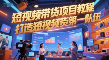 短视频带货项目教程，打造短视频带货第一队伍 - HEIXMI（中国站）-HEIXMI（中国站）