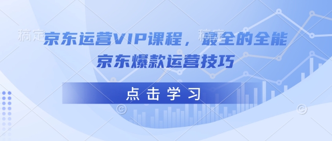 京东运营VIP课程，最全的全能京东爆款运营技巧-HEIXMI（中国站）