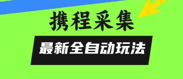 携程信息采集全自动玩法，0风控，无脑开干【揭秘】-HEIXMI（中国站）