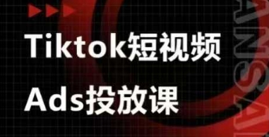 Ads视频投放课，tiktok短视频广告投放课-HEIXMI（中国站）
