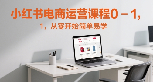 小红书电商运营课程0-1，从零开始简单易学-HEIXMI（中国站）