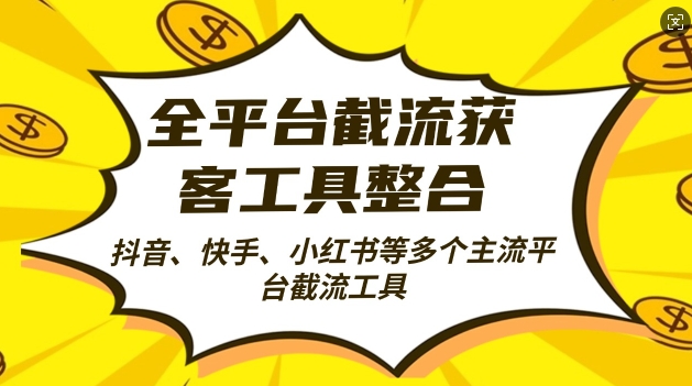 全平台截流获客工县整合全自动引流，日引2000+精准客户【揭秘】-HEIXMI（中国站）