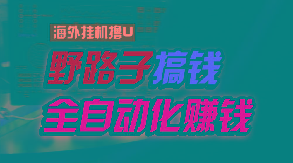 海外挂机撸U新平台，日赚15美元，全程无人值守，可批量放大，工作室内部项目！-HEIXMI（中国站）