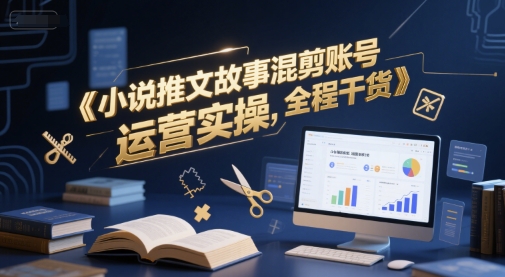 小说推文故事混剪账号运营实操，全程干货 - HEIXMI（中国站）-HEIXMI（中国站）