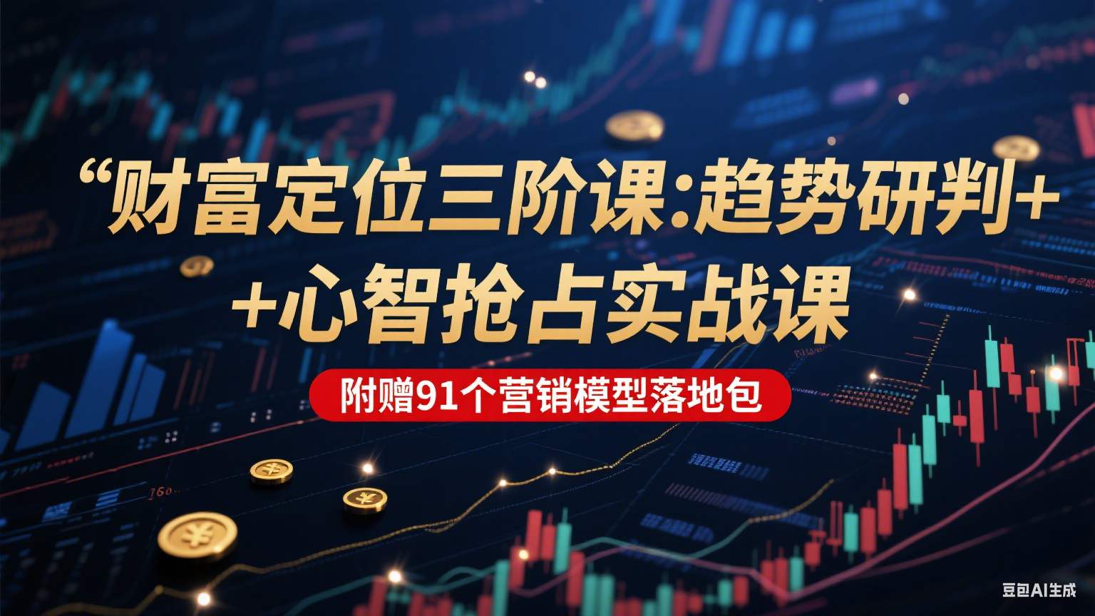 财富定位三阶：趋势研判 + 心智抢占实战课，附赠91个营销模型落地包-HEIXMI（中国站）