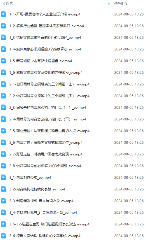 图片[1]-实体店老板获客特训营：认知、定位、文案、矩阵、直播、AI等(72节-HEIXMI（中国站）