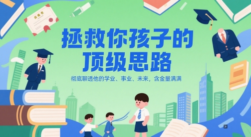 付费文章：拯救你孩子的顶级思路，彻底聊透他的学业、事业、未来，含金量满满 - HEIXMI（中国站）-HEIXMI（中国站）