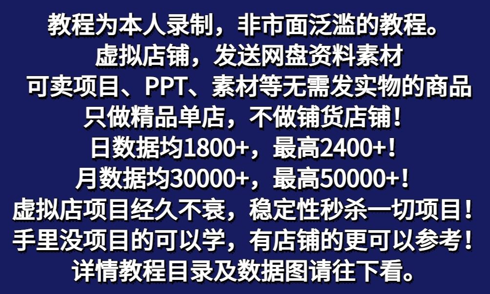 图片[1]-拼多多虚拟店铺项目，电脑挂机自动发货，单店日利润300+-HEIXMI（中国站）