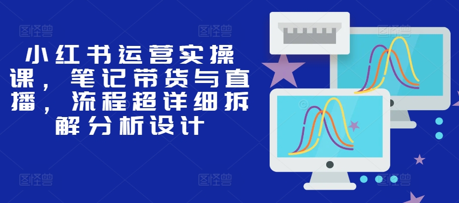 小红书运营实操课，笔记带货与直播，流程超详细拆解分析设计-HEIXMI（中国站）