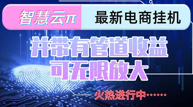 智慧云π电脑挂机单机每天收益300—500+ 并带有团队管道收益 可无限放大-HEIXMI（中国站）